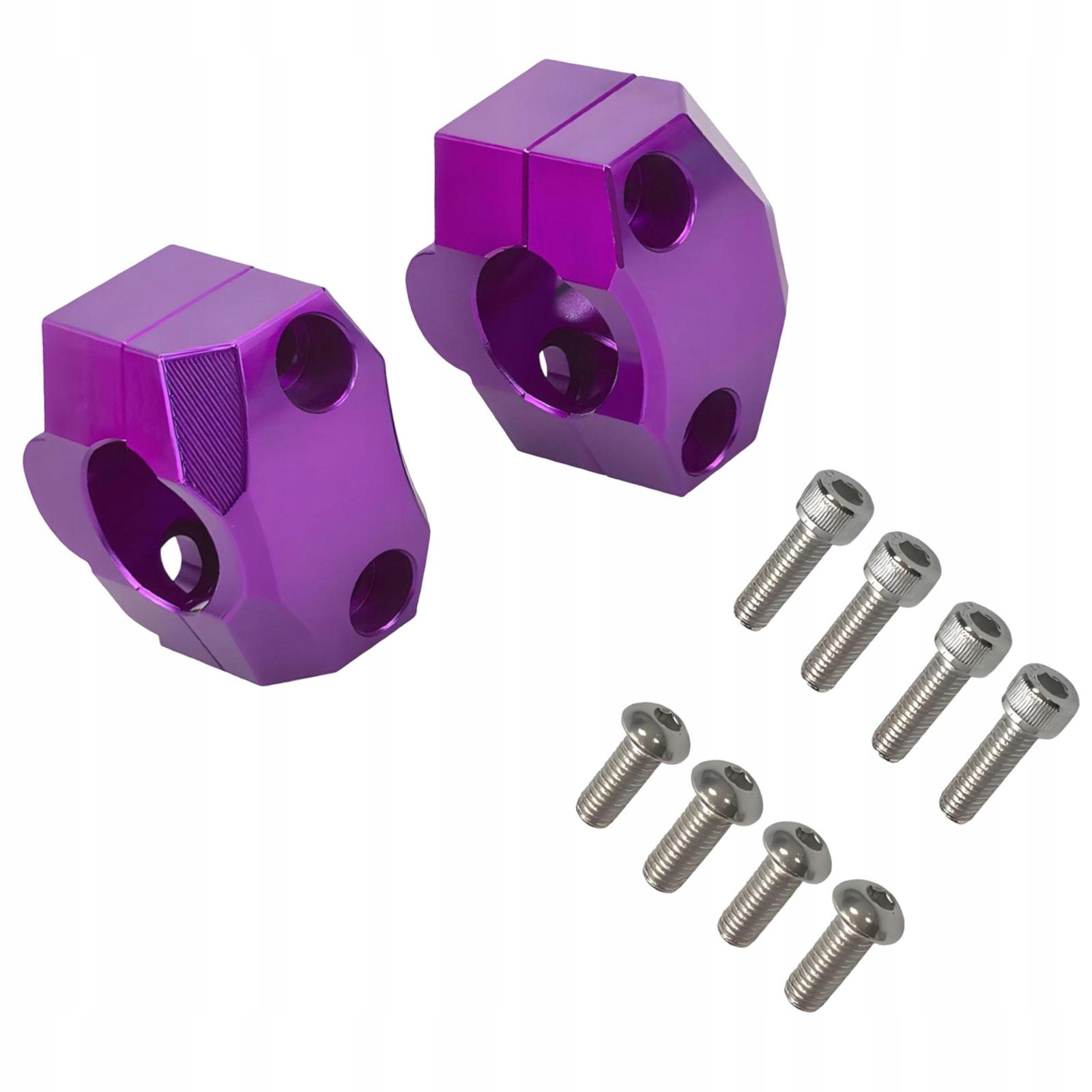 Kierownica motocyklowa Riser Motorcycle Riser Mount Clamp for purple