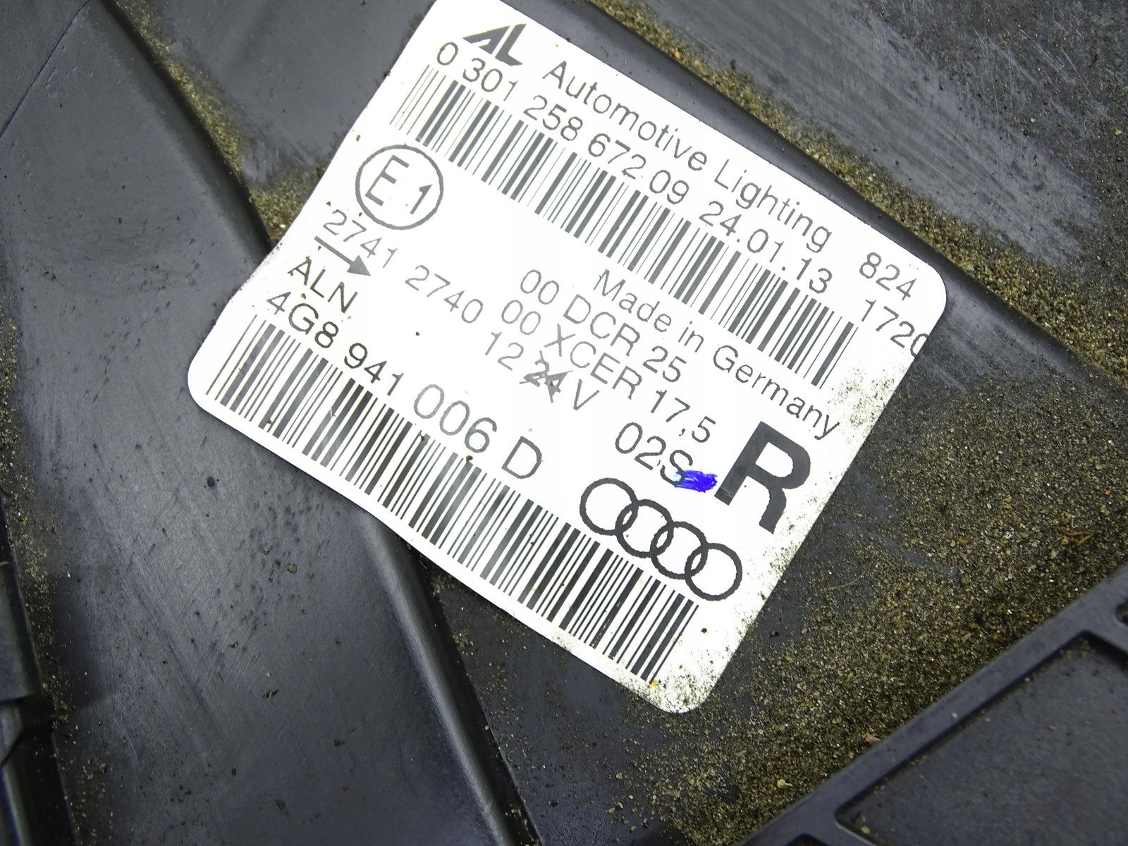 light REFLEKTOR right right front front XENON AUDI A7 4G 10- 4G8941006D