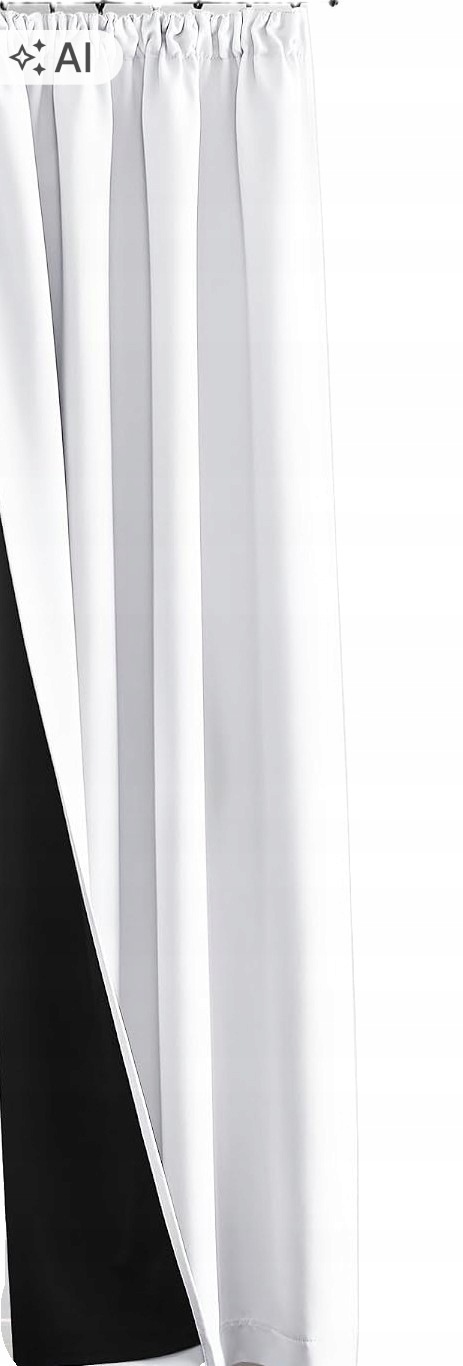 Zatemňovací závěsy 2 ks 140 x 245 cm bílé termální na pásce