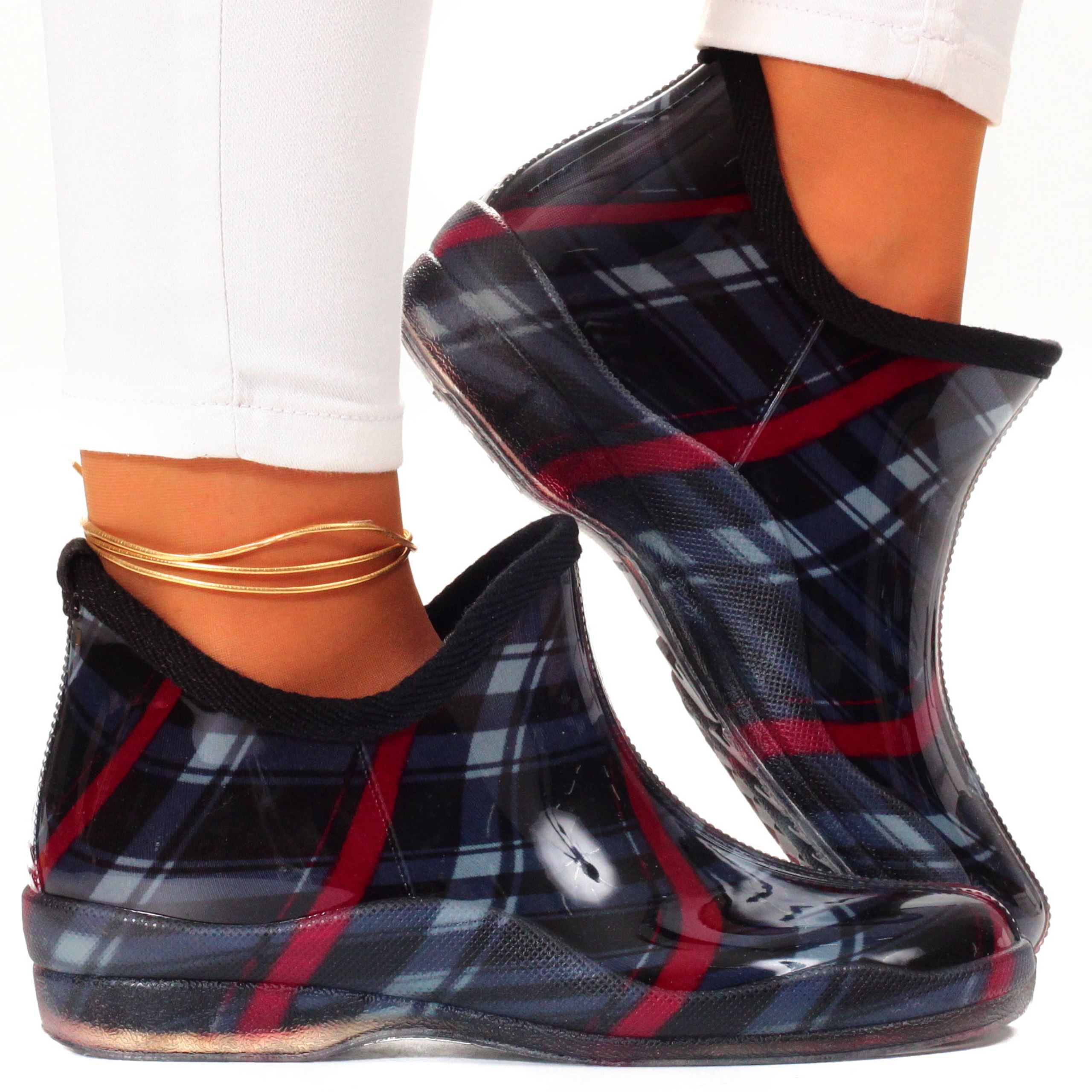 KALOSZE DAMKSIE ELEGANCKIE GUMIAKI NISKIE GUMOWCE Wysokość przed kostkę