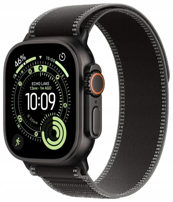 Chytré Hodinky Apple Watch Ultra 3 Gps Cellular 49mm Černé titanové pouzdro