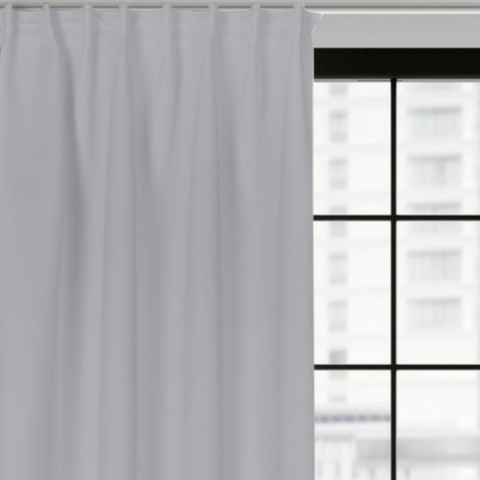 ZASŁONY BLACKOUT 200X300 SZARY TAŚMA Na Wymiar