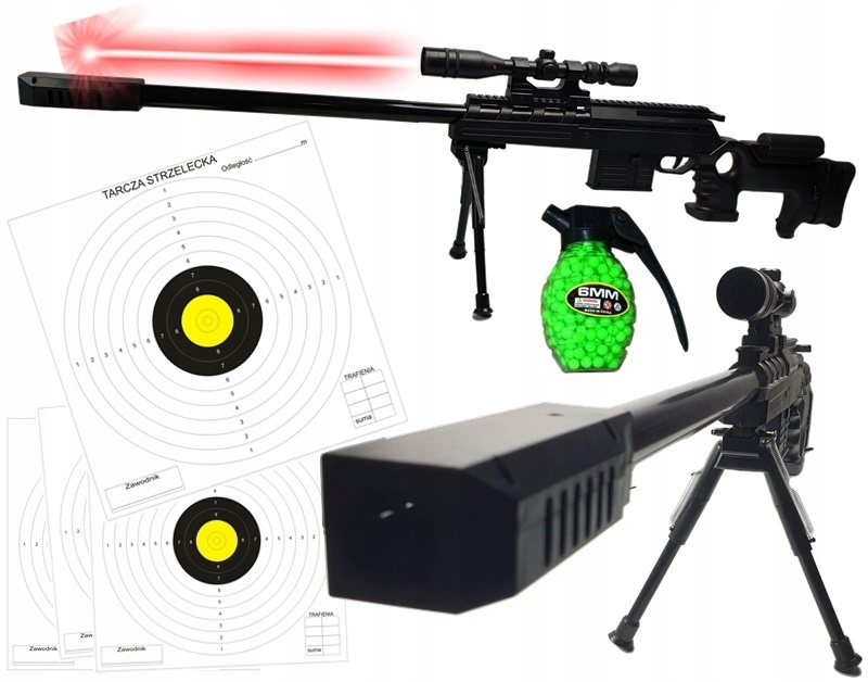 

Wielki Karabin Pistolet KW777 Tarcze Kulki
