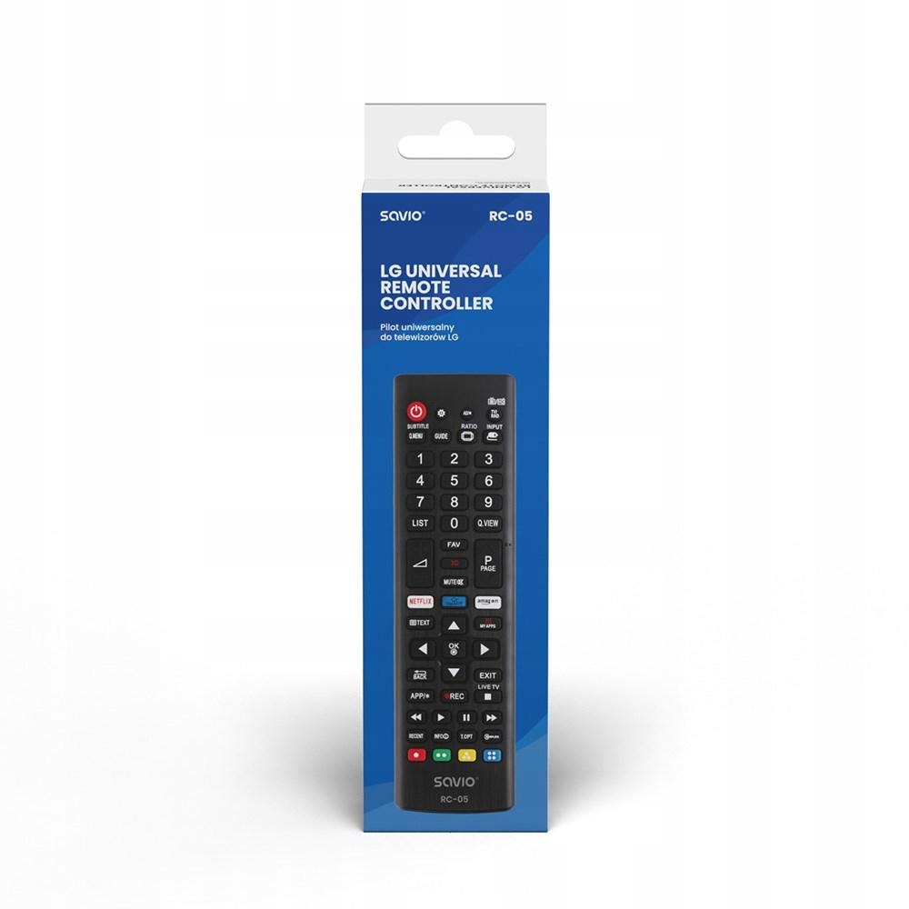 Pilot uniwersalny Savio RC-05 telewizory