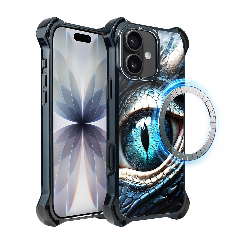 Pouzdro pro iPhone 17 Ibizu DropGuard Ultra s MagSafe, oko ledového draka