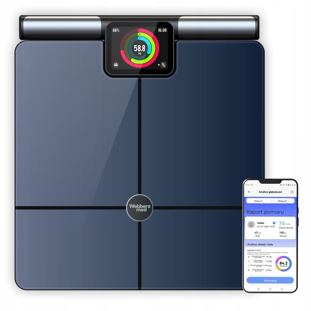 Webber Med Waga Łazienkowa Siena PS636C