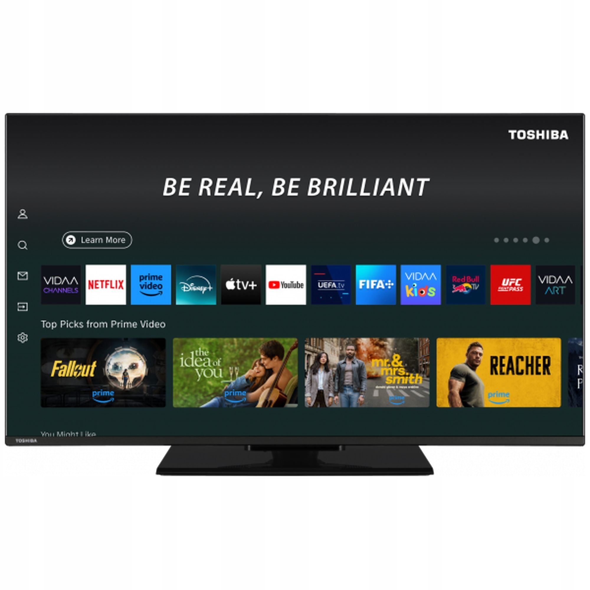Telewizor Toshiba 50QV3F63DG 50” Dled 4K Uhd Vidaa 50Hz Hdr