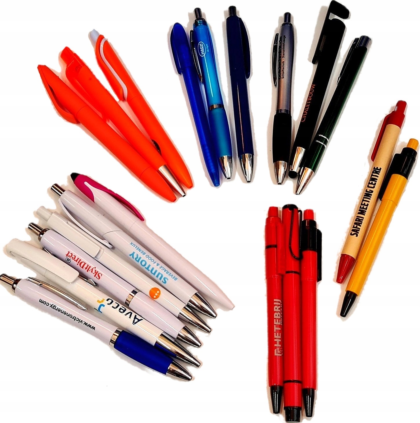 DŁUGOPISY AUTOMATYCZNE Z WKŁADEM KOLOROWE I PRAKTYCZNE ZESTAW 20 szt Rodzaj długopis