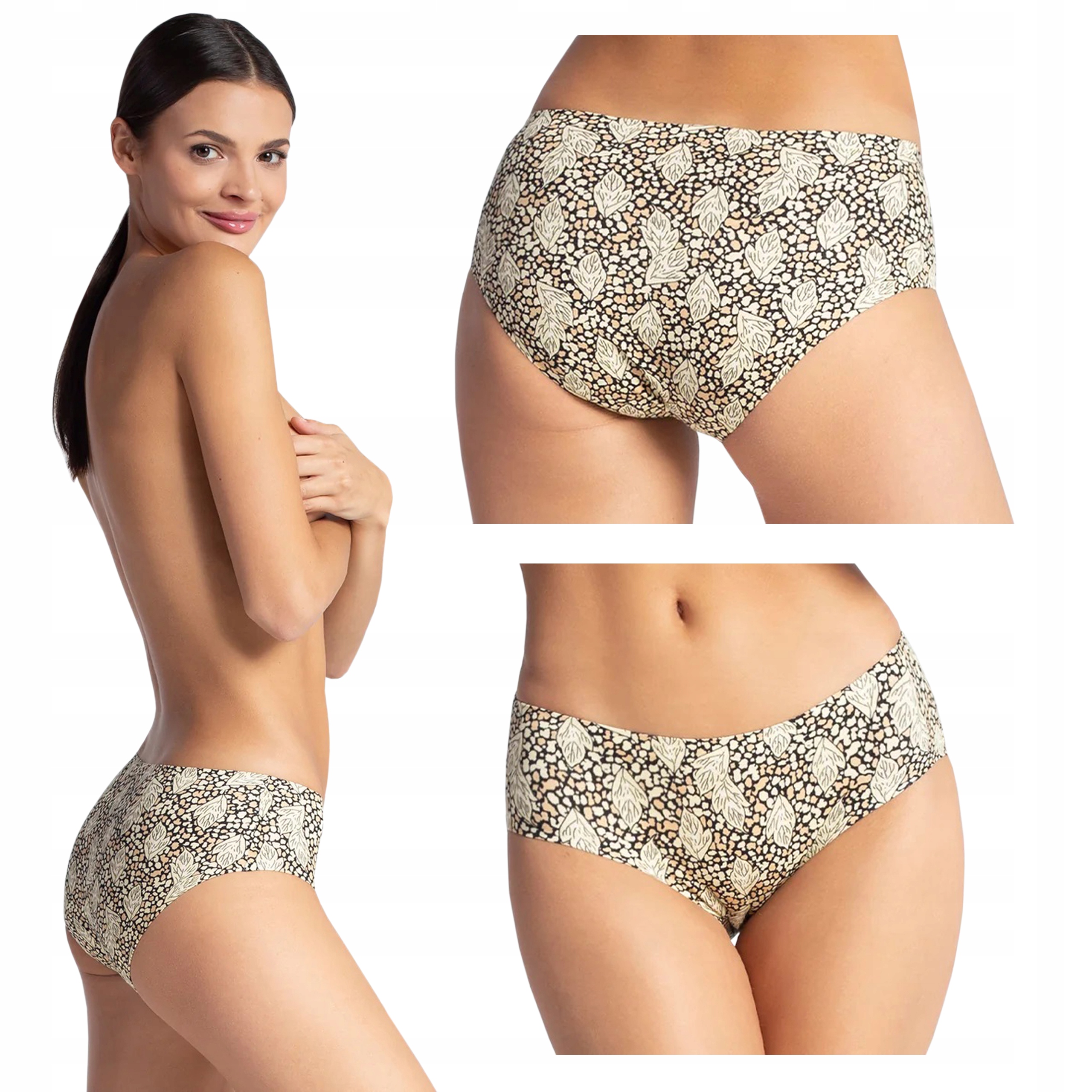 

Gatta bezszwowe majtki Bikini Comfort Print 05 M