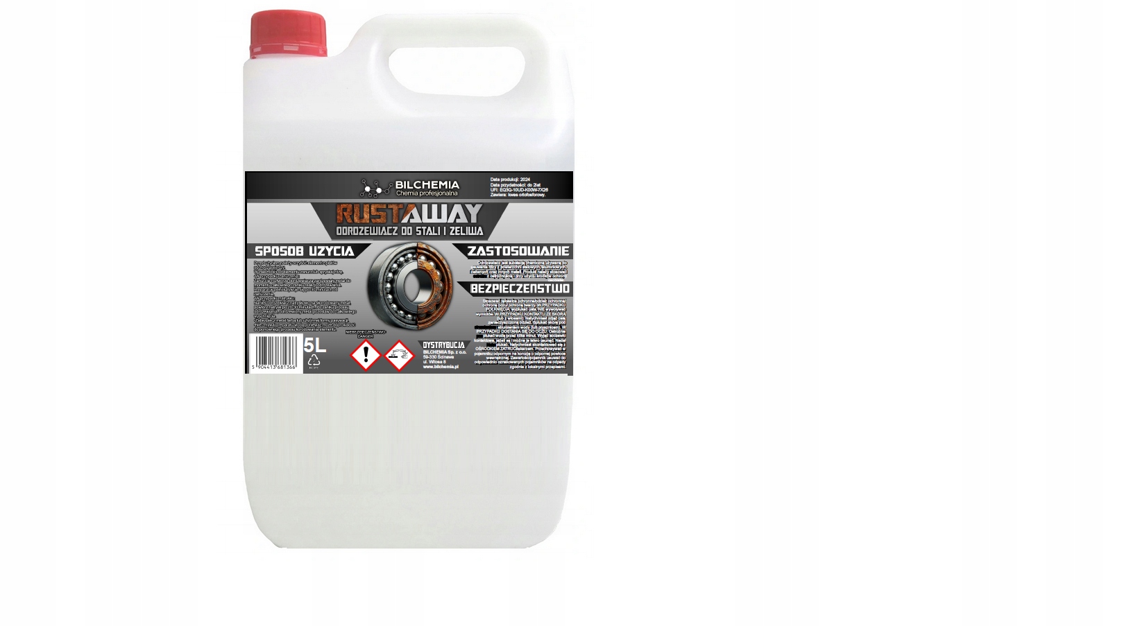ODRDZEWIACZ DO STALI I ŻELIWA 5L