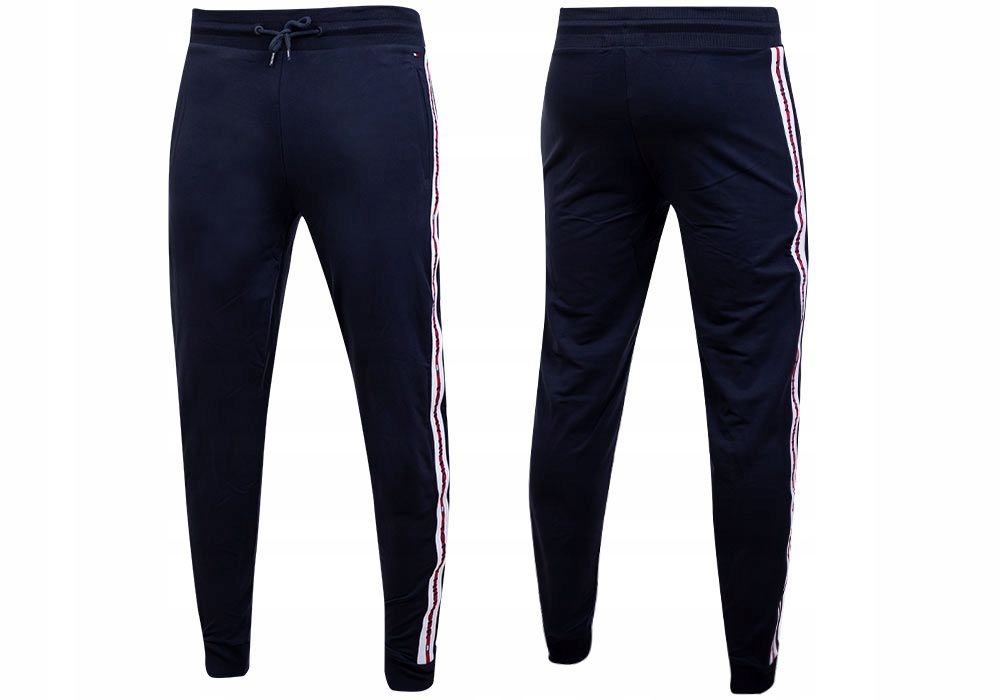 TOMMY HILFIGER SPODNIE MĘSKIE DRESOWE CIENKIE r. L Rozmiar L