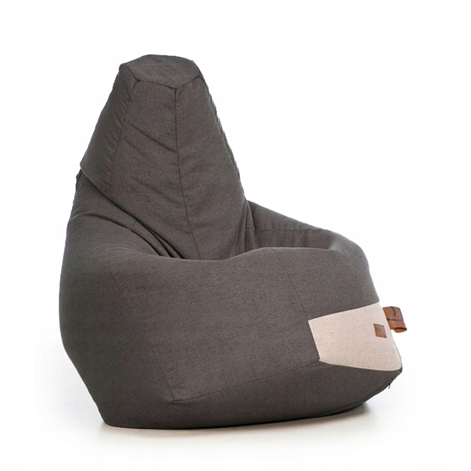 Sedací Vak Sakoo Premium Snímatelný Potah Tmavě Šedý Jabba Design