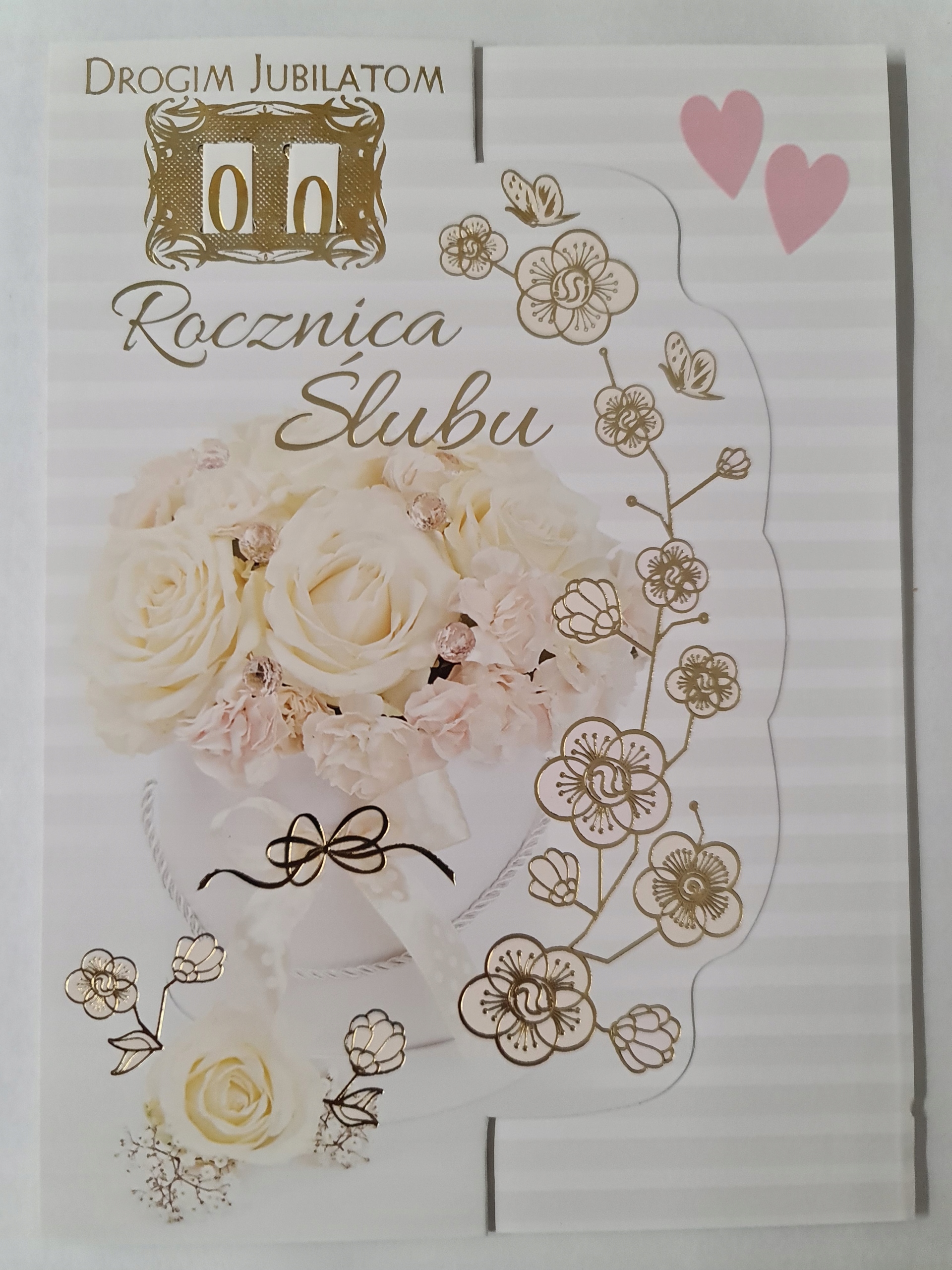 

Kartki na rocznicę ślubu z wymiennymi cyframi