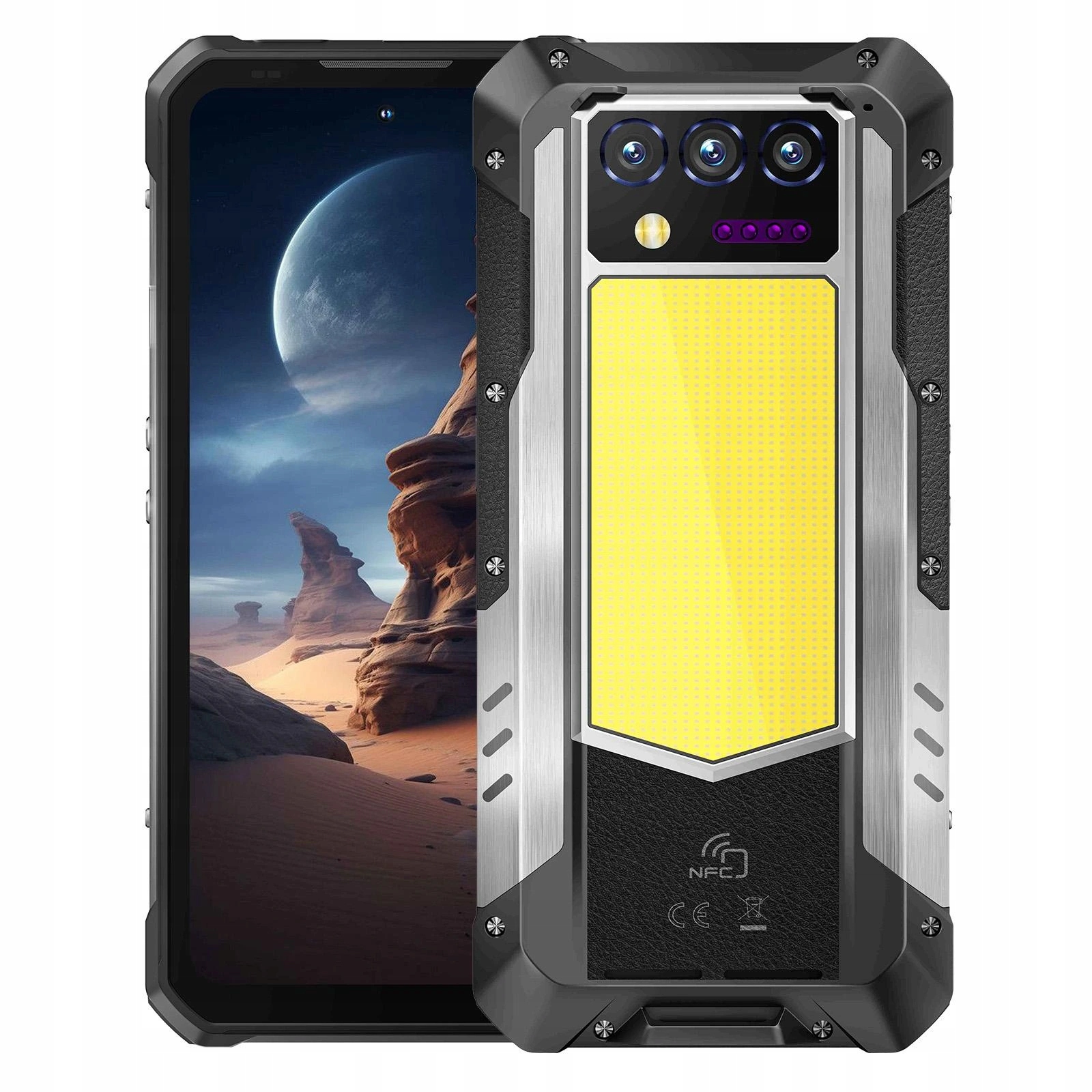 Smartfon Oukitel WP100 Titan 5G 16/512GB projektor powerbank 33000mAh
