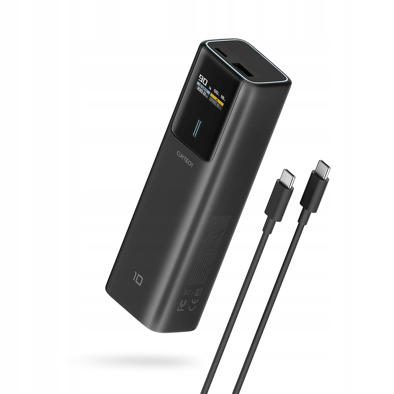 Powerbanka Cuktech CKPB100PGLBL 150W 10000mAh Usb-c Usb-a černá