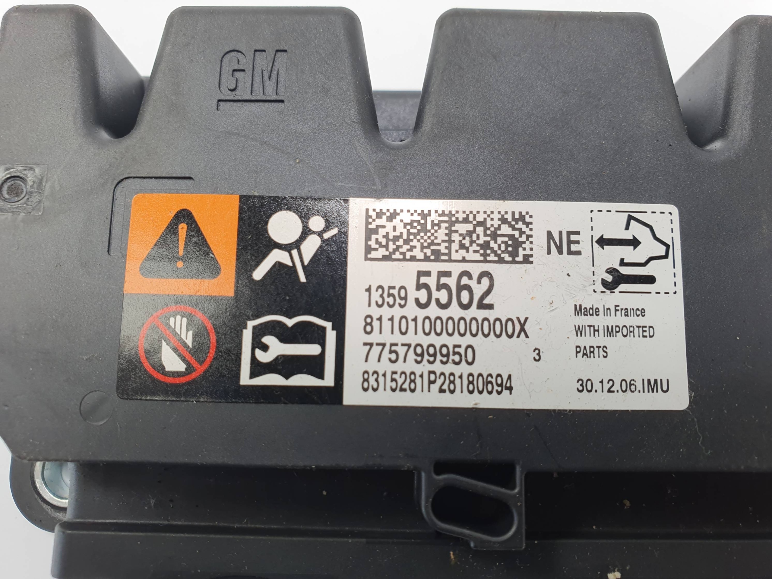 SENSOR airbag 13595562 OPEL MERIVA B II