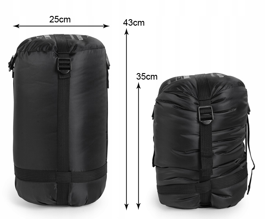 2x ŚPIWOR FJORD NANSEN HAMAR MID -16 ZESTAW 2OS. Długość 198 cm