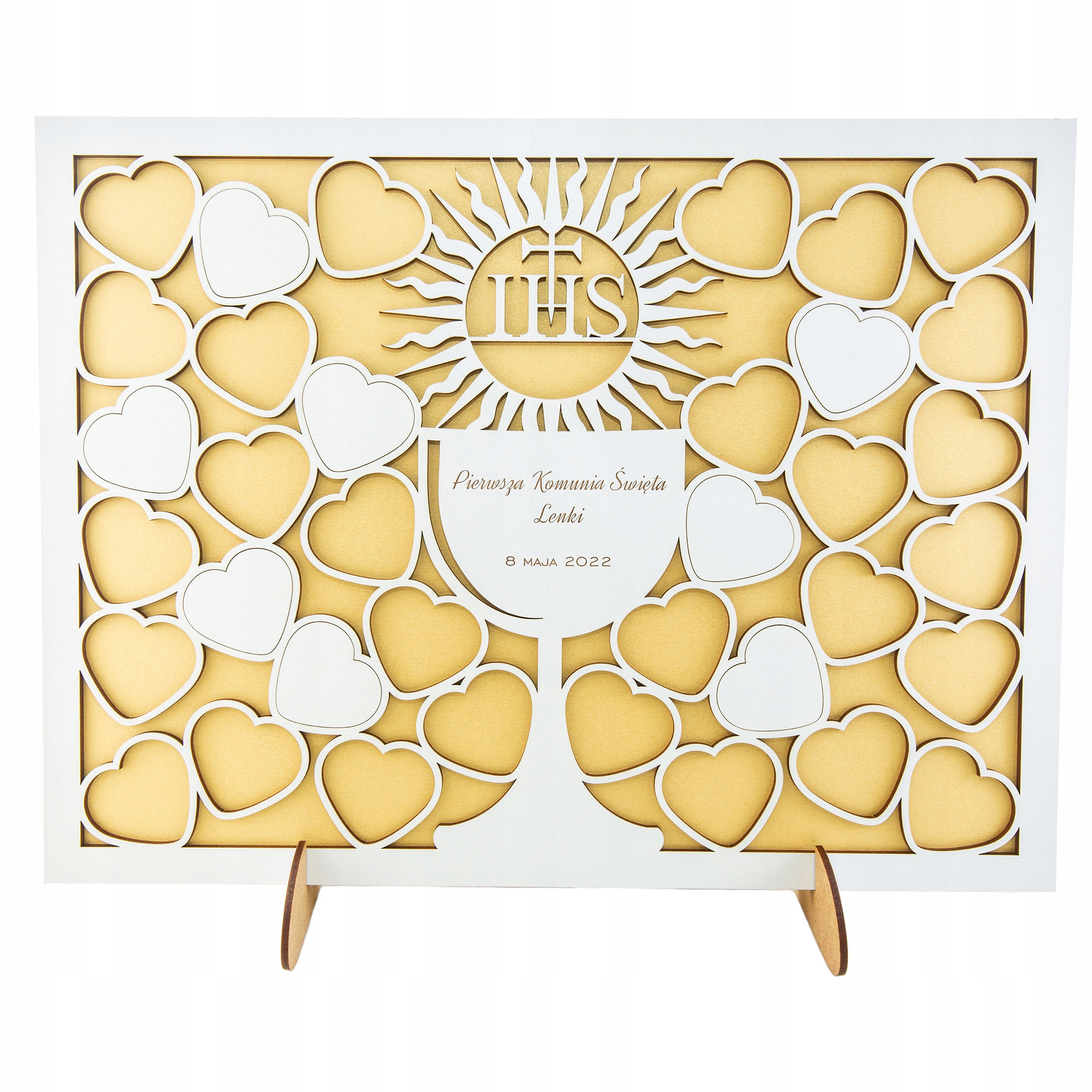 KSIĘGA GOŚCI I KOMUNIA ŚWIĘTA PAMIĄTKA PIERWSZEJ KOMUNII ŚWIĘTEJ KOMUNIJNA Marka inna