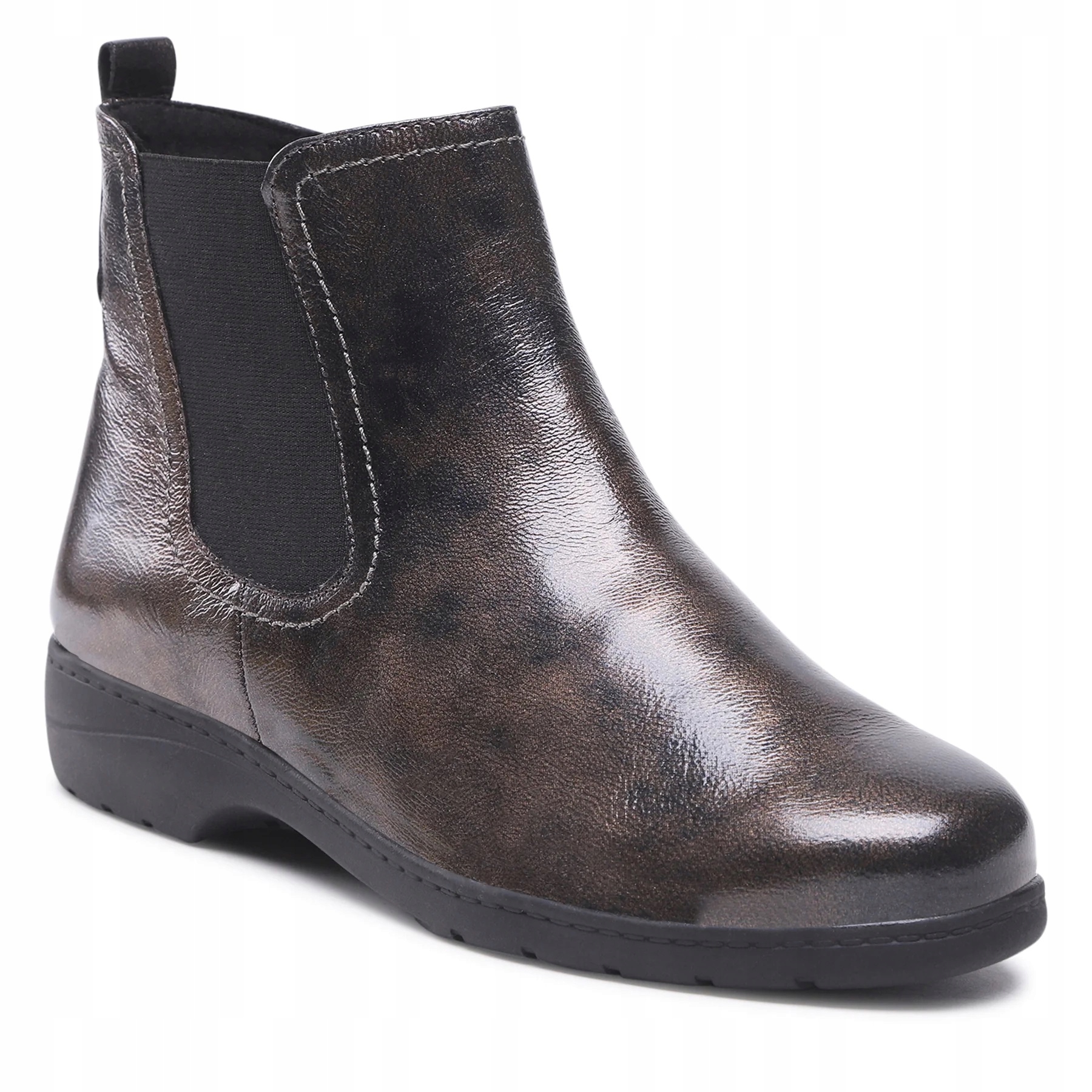 Pohodlné kožené dámské kotníkové boty Caprice 25355-29 852 r36