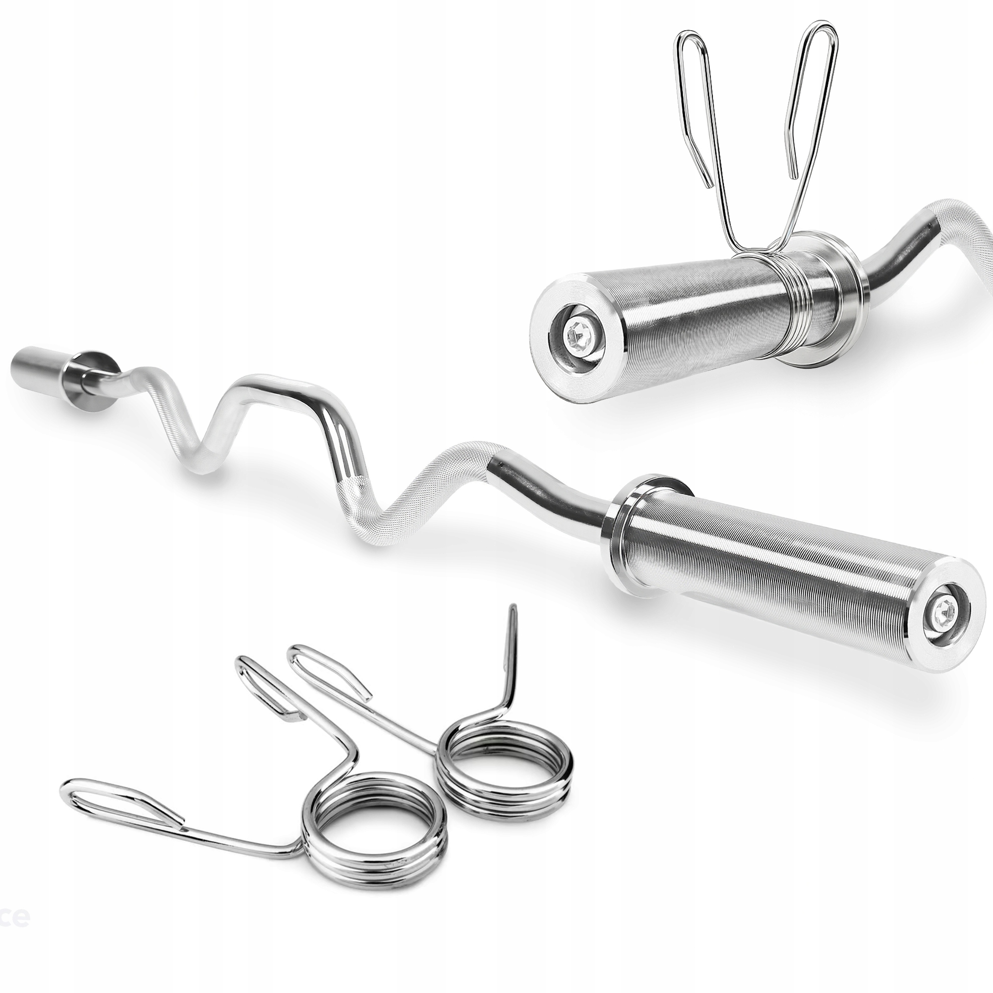 Gryf Cornix Mocno Łamany Olimpijski 120 CM 50 MM Stalowy Chromowany Zaciski