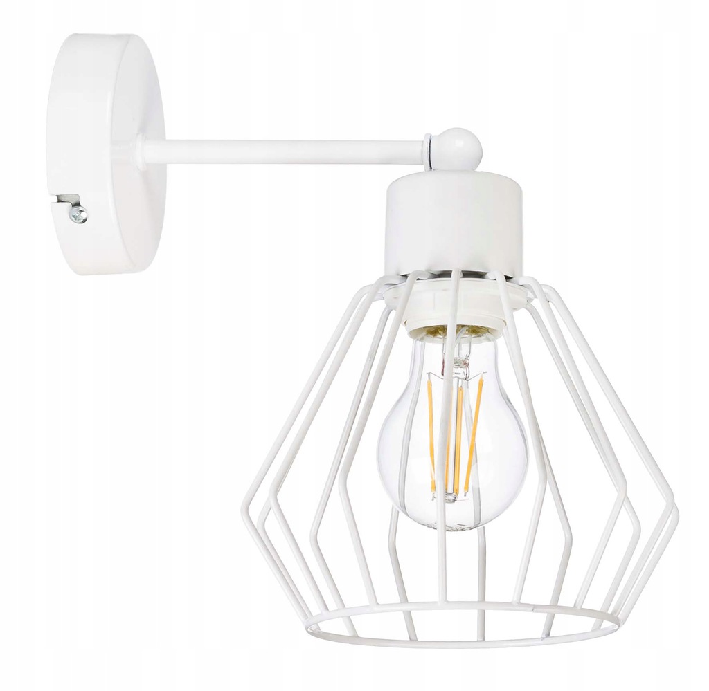 

Lampa Kinkiet E27 ścienny stały loft drut Brylant