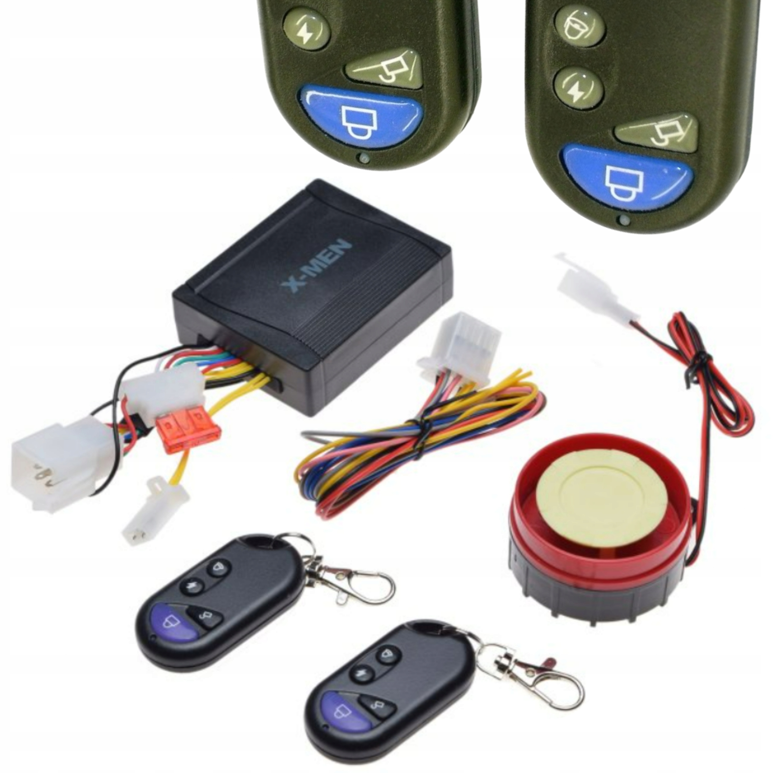 Alarm Motocykl Skuter Voděodolné Ovladače Otřesový senzor Alarm 125 dB