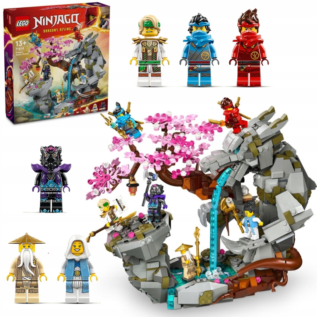 Lego Ninjago 71819 Chrám dračího kamene 1212 dílků 6 figurek
