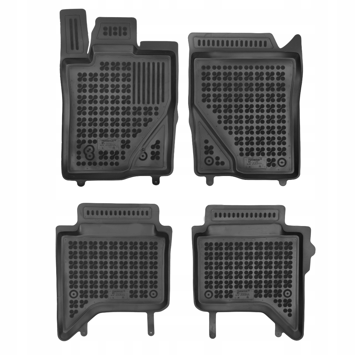 Gumové autokoberce, Vw Amarok II, 2022-, Double Cab