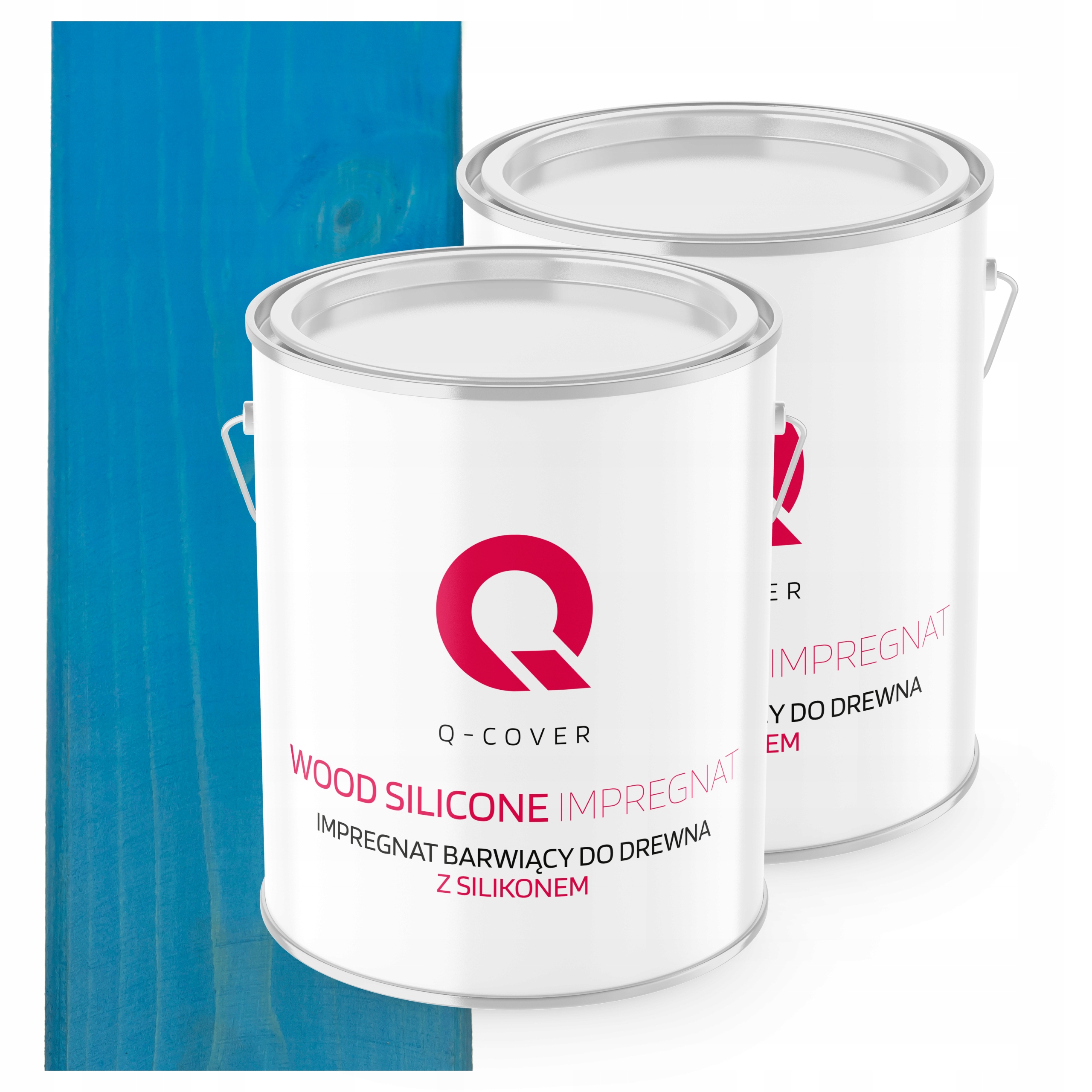 Impregnační Nátěr Na Dřevo S Ochranným Silikonem, Barva Trvalá Azurová 2X2,5 L