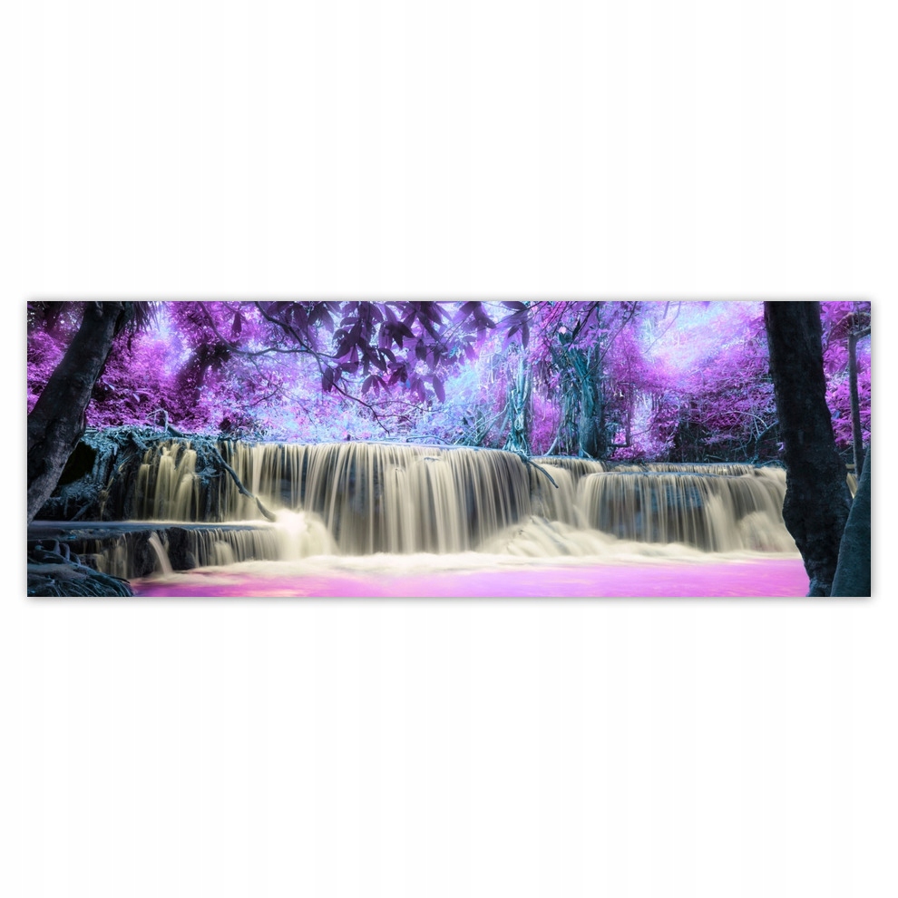Fototapety flizelina 624x219 Fioletowy wodospad