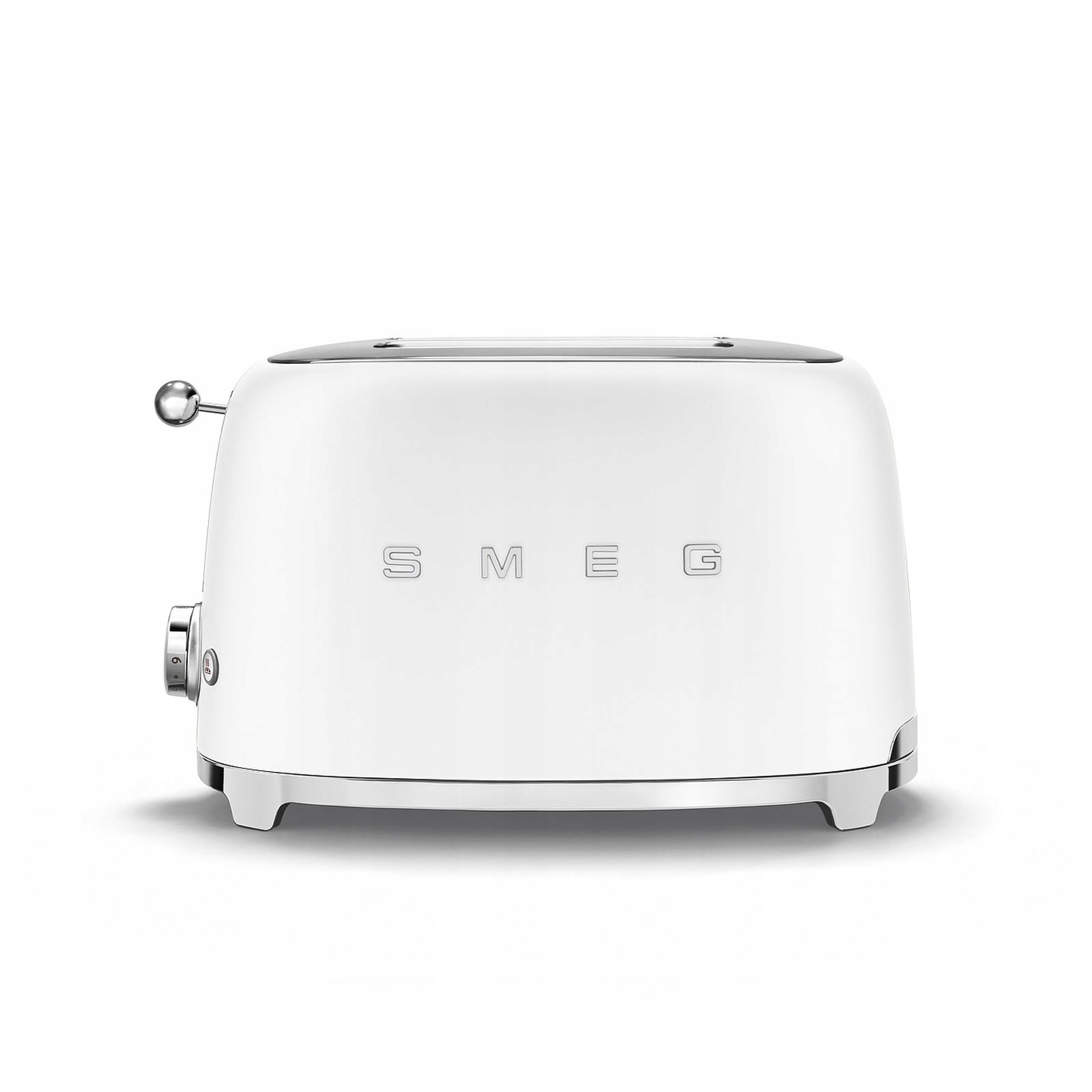 Toster na 2 kromki biały matowy 50's Style Smeg