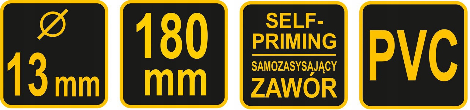 WĄŻ SAMOZASYSAJĄCY DO SPUSZCZANIA PALIWA WODY ROPY Typ silnika Benzyna Diesel