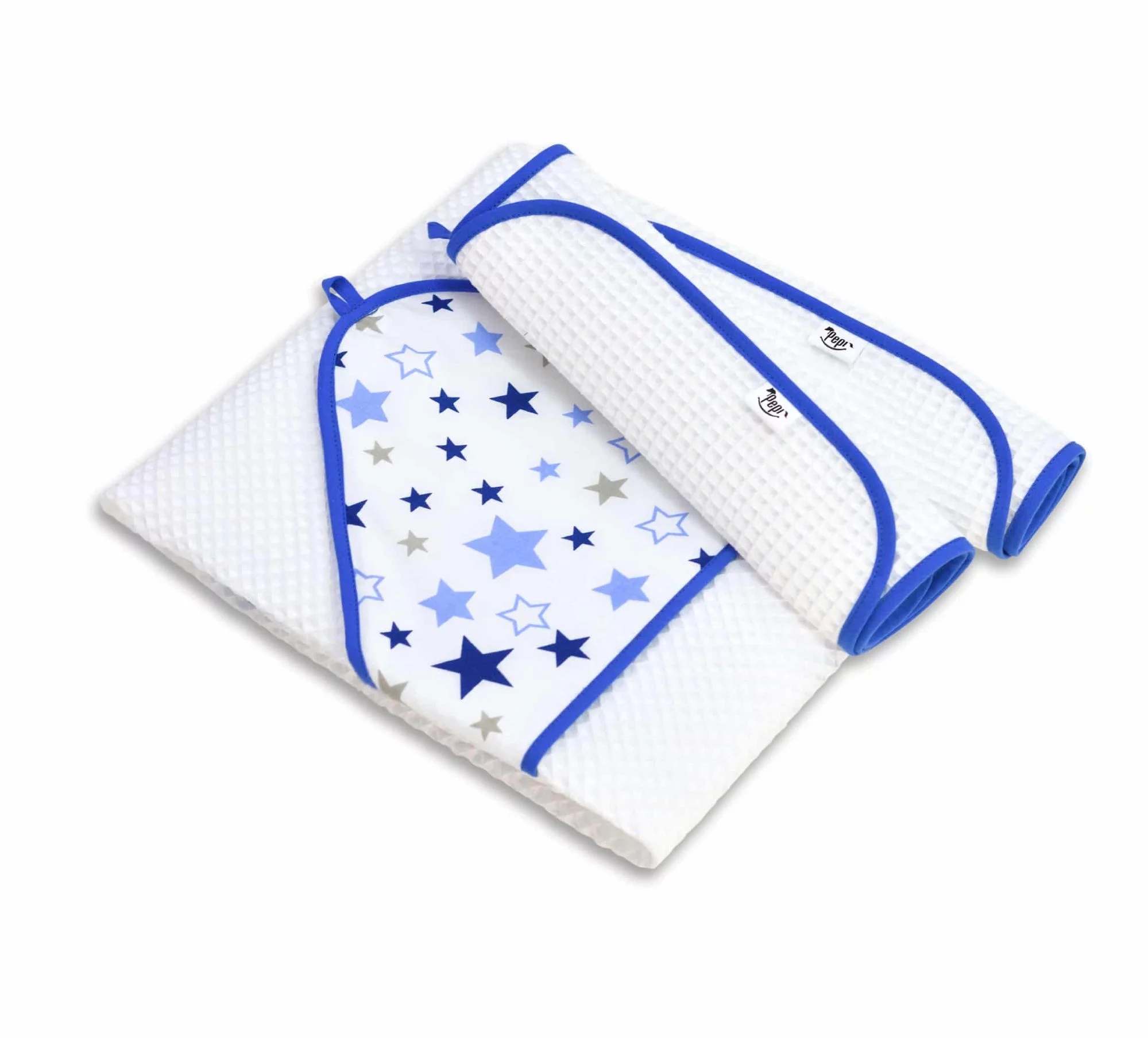 Ręcznik kąpielowy dla dzieci duży zestaw 100x100 bawełna wafel Pepi