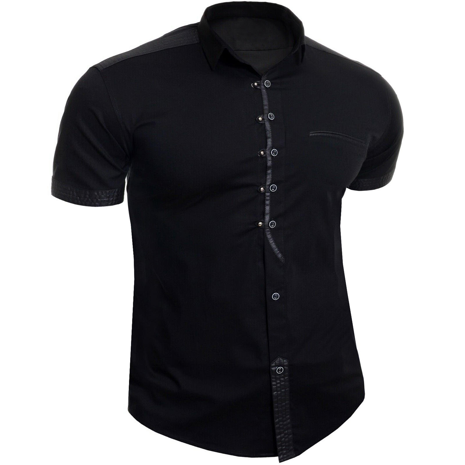 Pánská bavlněná košile Elegantní kontrast