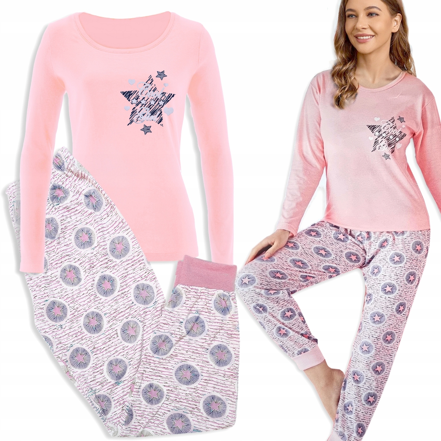 

Damska Bawełniana Piżama L/XL