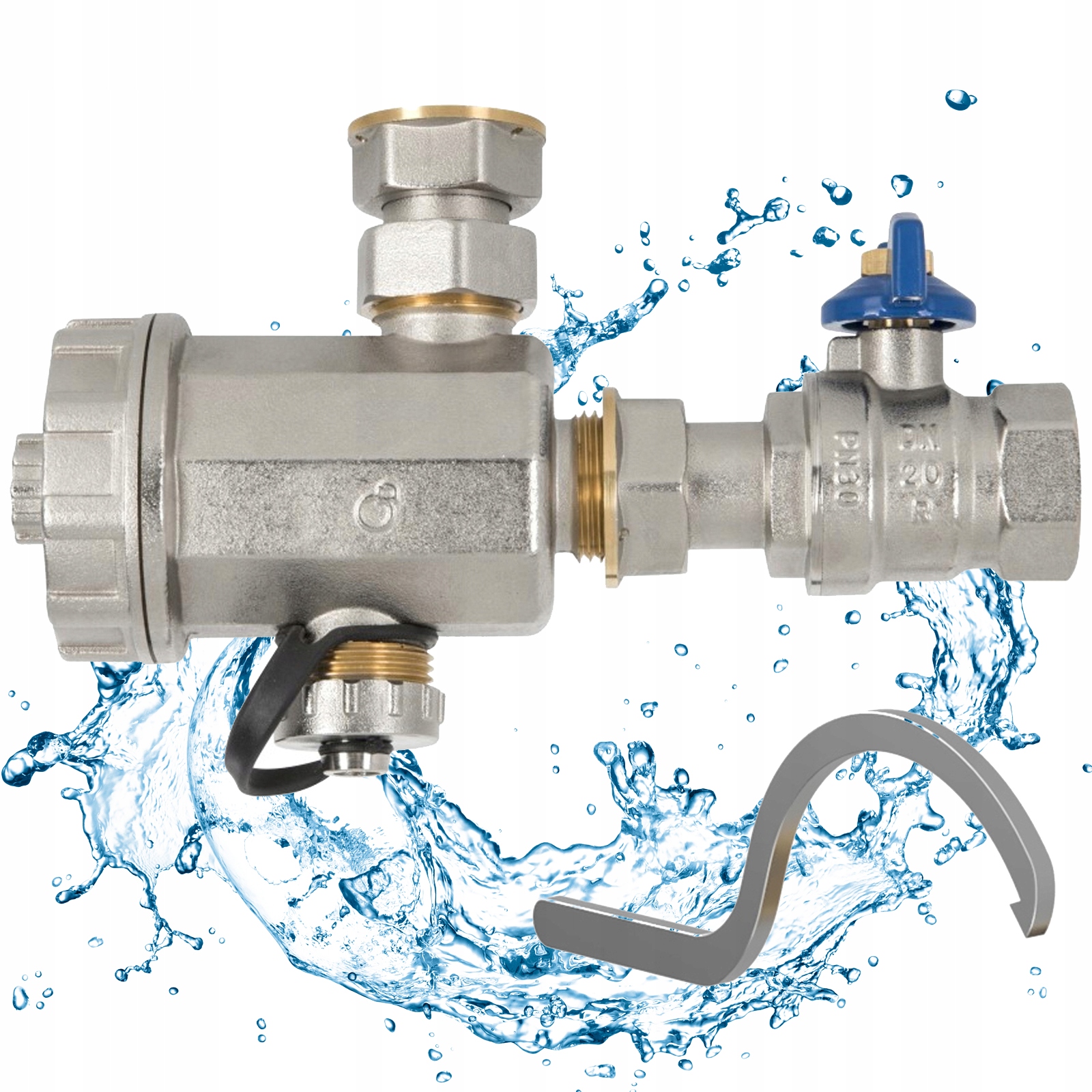 Magnetický Filtr Separátor Nečistot 3/4" DN20 Diamond Pro Instalaci