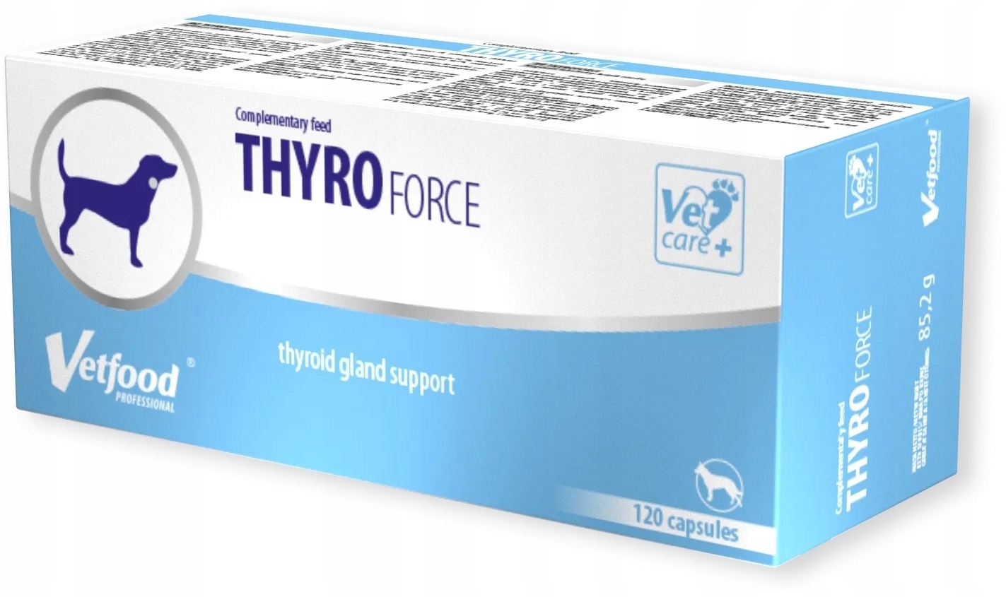 Vetfood ThyroForce na tarczycę psa 120 kaps.