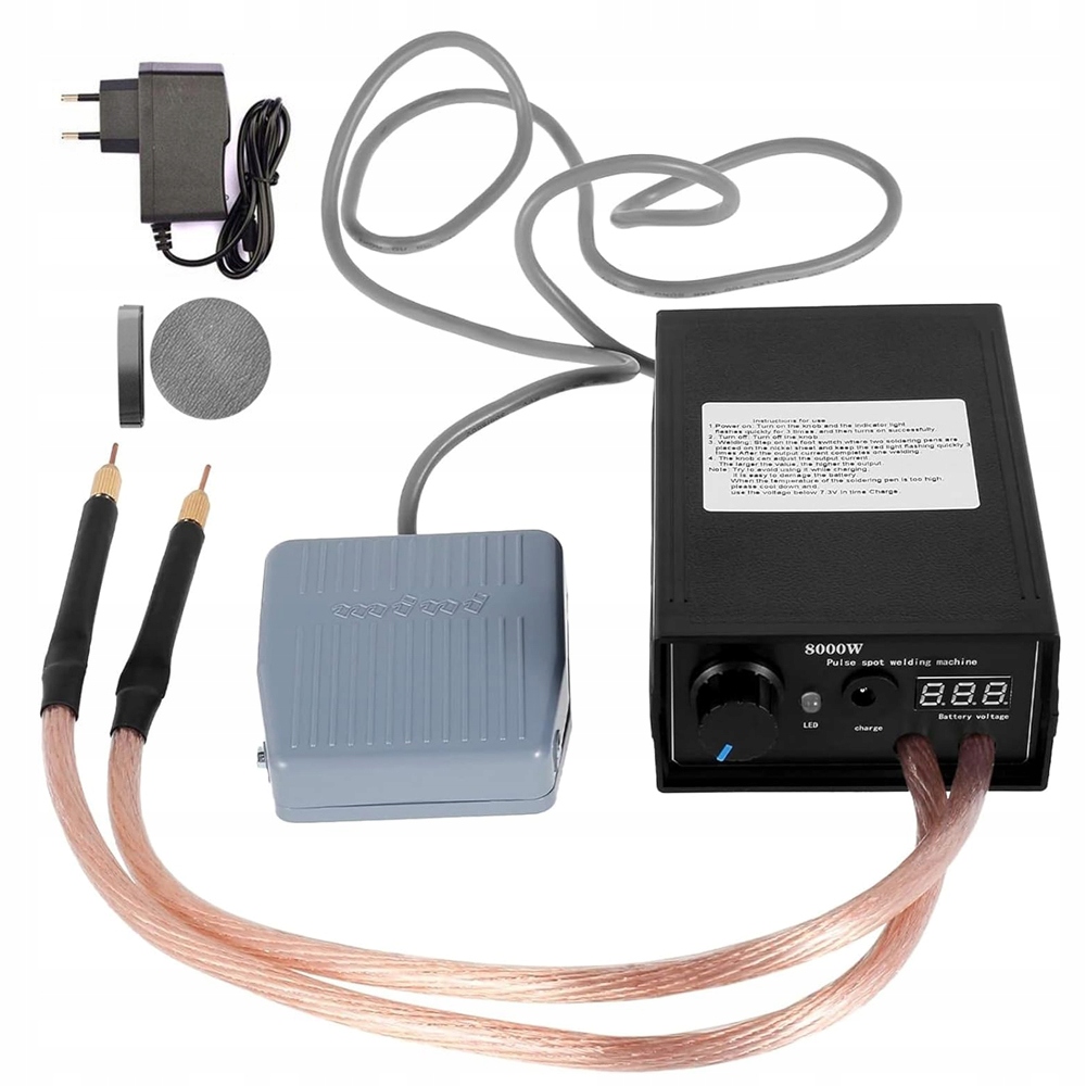 Bodová Svařovací Jednotka Pro Bateriové Články 18650 8000W S Nožním Pedálem