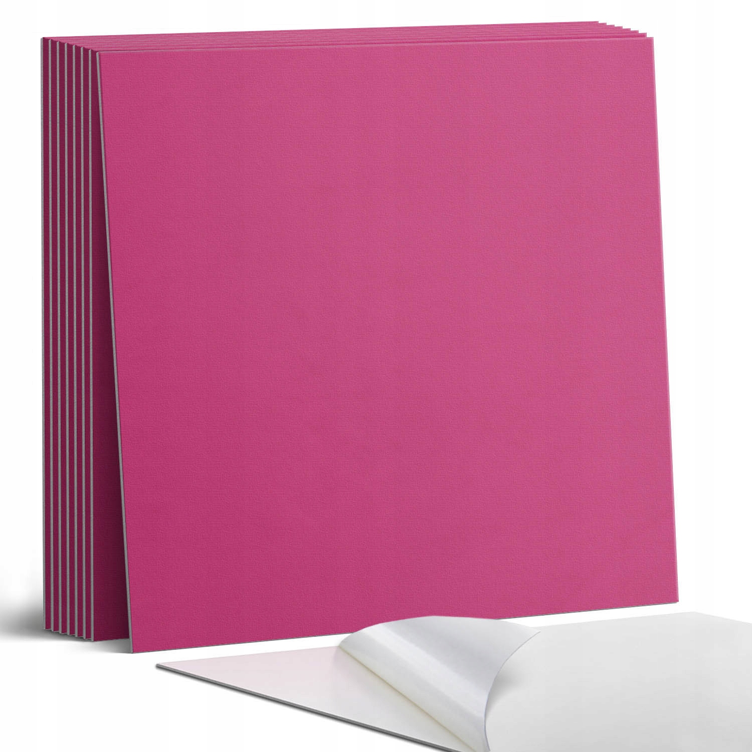 Dekorace na zeď Samolepící dlaždice do obývacího pokoje Růžový akcent 9 x 30 x 30 cm