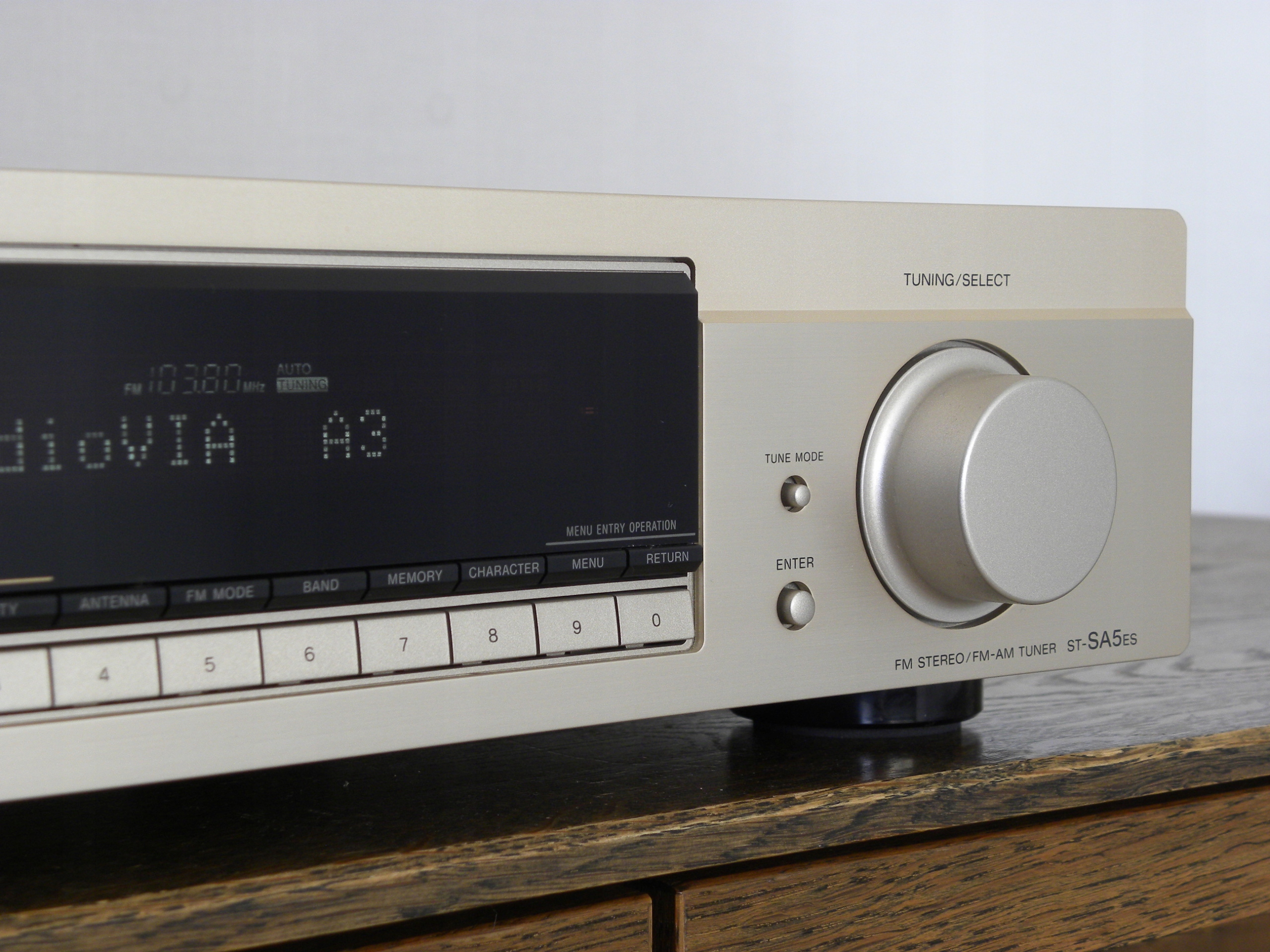 SONY ST-SA5ES złoty - topowy tuner FM/AM z RDS - Sklep