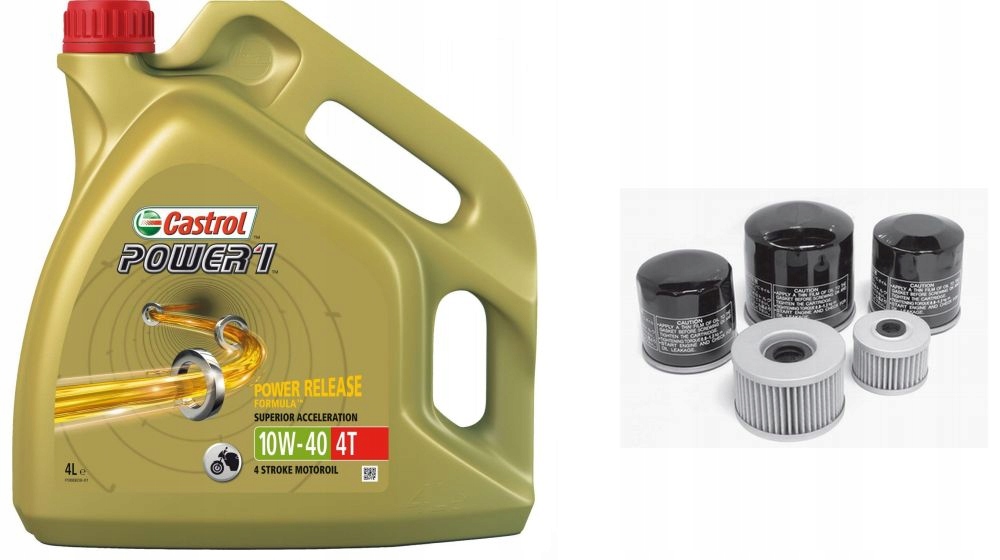 

Castrol POWER1 Gps 4T 10W40 4L Olej Filtr