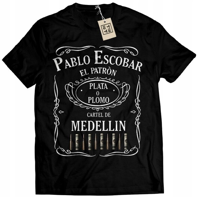 

Koszulka Męska Pablo Escobar Narcos XL