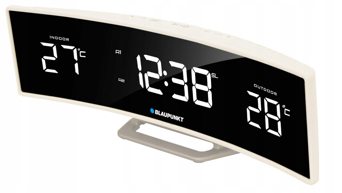 BLAUPUNKT RADIOBUDZIK Z ZEW/WEW TERMOMETREM CR12WH Zasilanie sieciowe