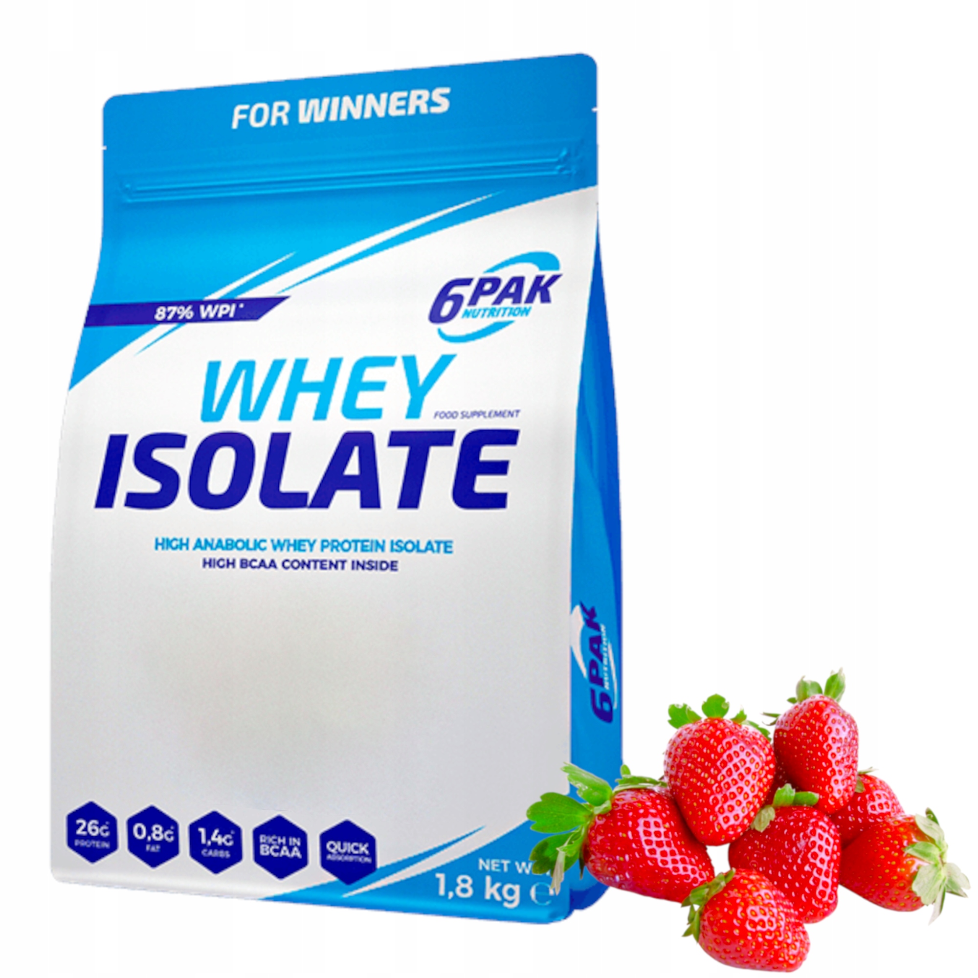 Balení 6 Kusů Whey Isolate 1800 g Izolát Bílkoviny Hmotnost Síla