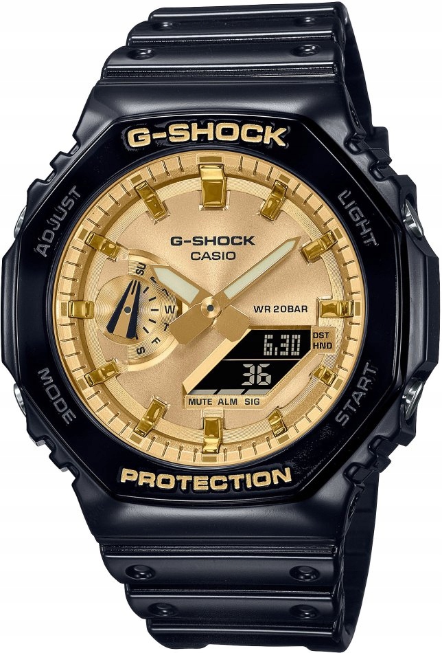 Pánské hodinky G-shock GA-2100GB-1AER černé sportovní nárazuvzdorné