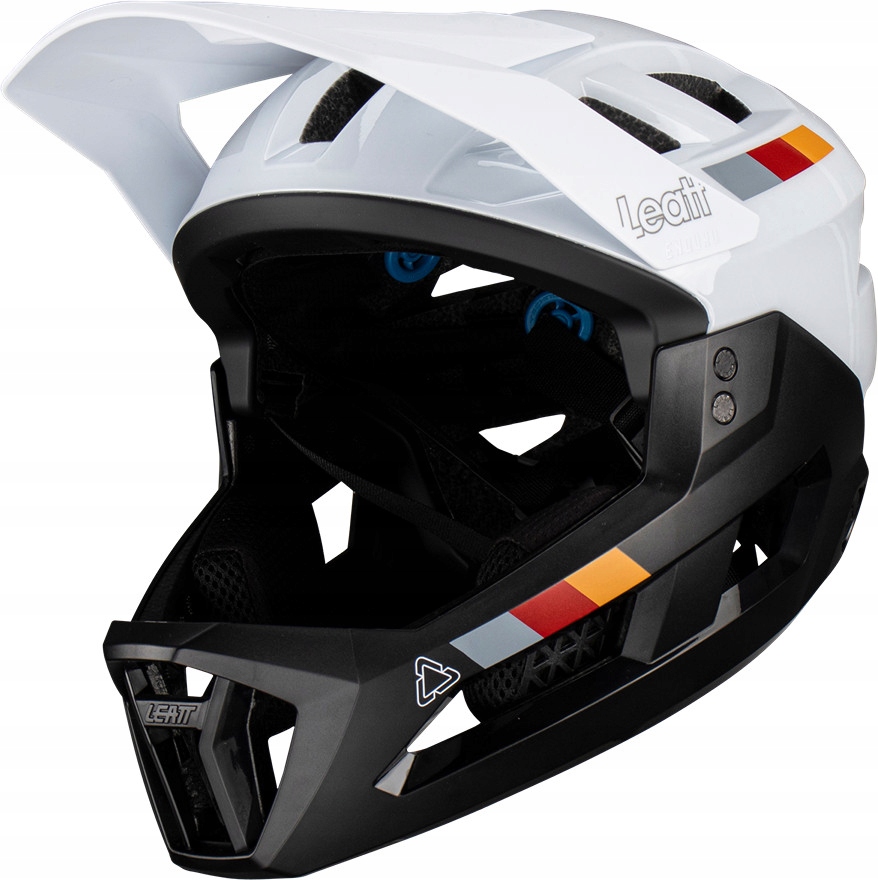 Full Face přilba Leatt Mtb Enduro 2.0 V23 White r L 59-63 cm Odnímatelná čelist