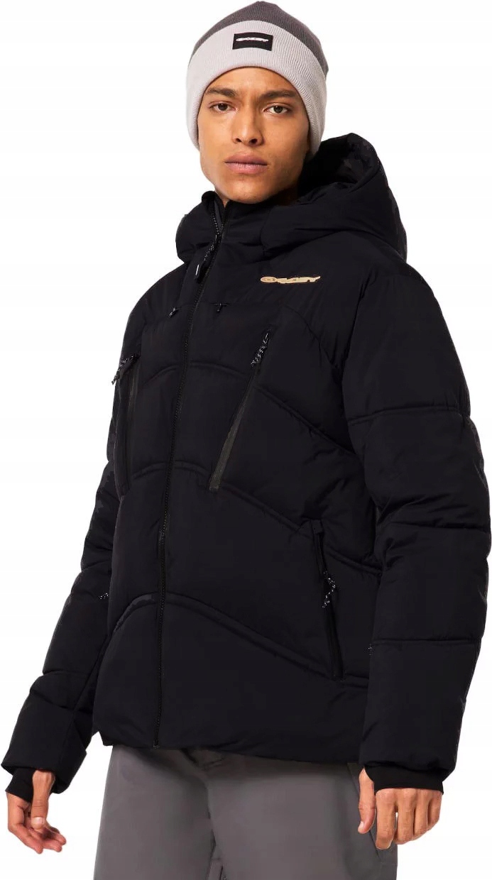 Kurtka puchowa zimowa narciarska snowboardowa Oakley ciepła męska r. L