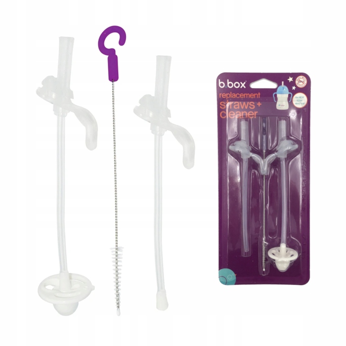 

B.box Słomki Rurki Do Kubka Bidonu x2+ Szczoteczka