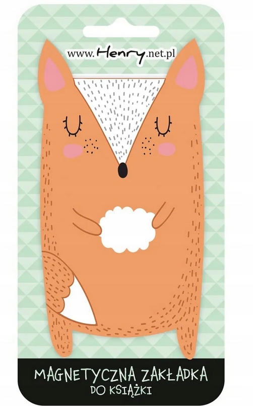 669153 ZAKŁADKA DO KSIĄŻKI MAGNETYCZNA LIS LISEK