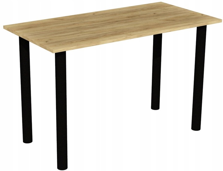 

Stół Stolik Salon Pokój 120x60 Craft Złoty Czarne